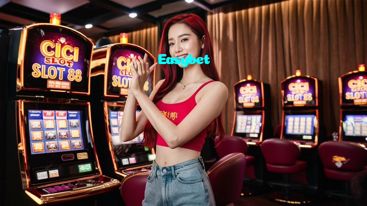 Easybet casino presented on mobile device in Pakistan with slots and live games